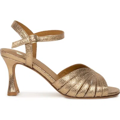 Bobbies Alya Heeled Sandals In Gold