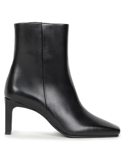 Bobbies Amanda Heeled Ankle Boots In Black