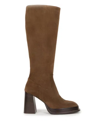 Bobbies Callie Knee-high Boots In Brown