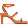 Bobbies Casey Heeled Sandals In Orange