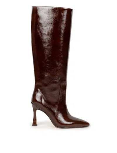 Bobbies Clarisse Knee-high Boots In Animal Print