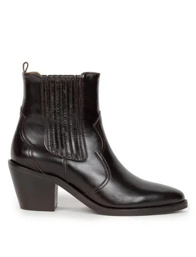 Bobbies Dakota Flat Ankle Boots In Multi