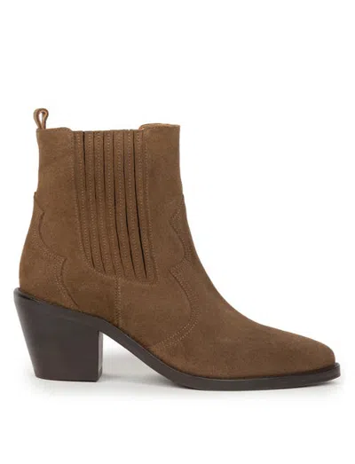 Bobbies Dakota Flat Ankle Boots In Multi