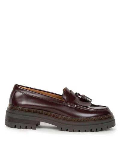 Bobbies Deniz Loafers & Derbies In Burgundy