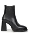 Bobbies Deva Heeled Ankle Boots In Black