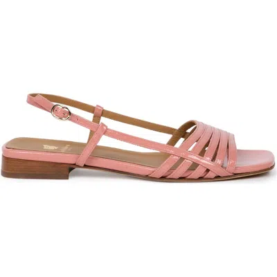 Bobbies Diana Flat Sandals In Black
