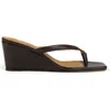 Bobbies Gabrielle Heeled Sandals In Brown