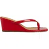 Bobbies Gabrielle Heeled Sandals In Red
