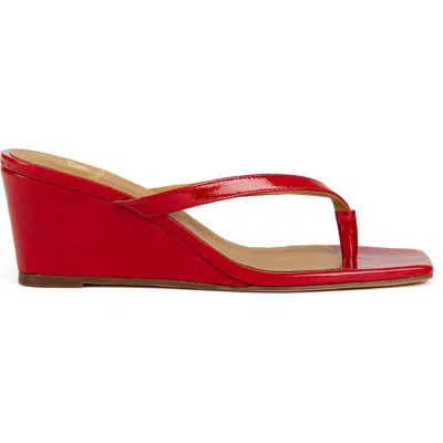 Bobbies Gabrielle Heeled Sandals In Red