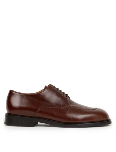 Bobbies Iver Derbies & Oxfords In Brandy