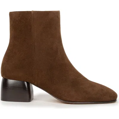 Bobbies Janis Flat Ankle Boots In Brown