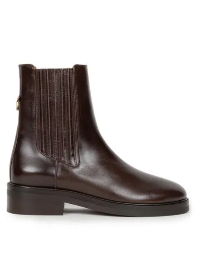 Bobbies Joyce Flat Ankle Boots In Animal Print