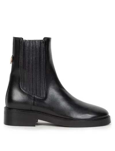 Bobbies Joyce Flat Ankle Boots In Black