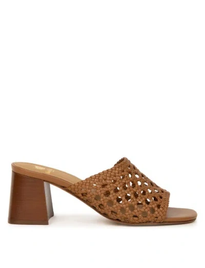 Bobbies Kelly Heeled Sandals In Brown