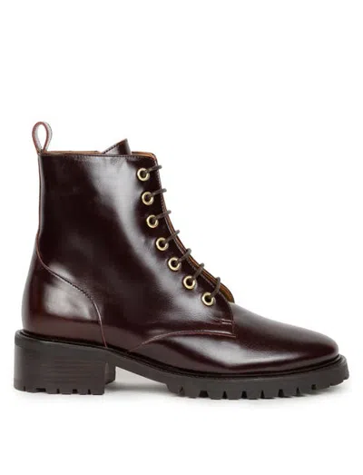 Bobbies Lara Flat Ankle Boots In Animal Print