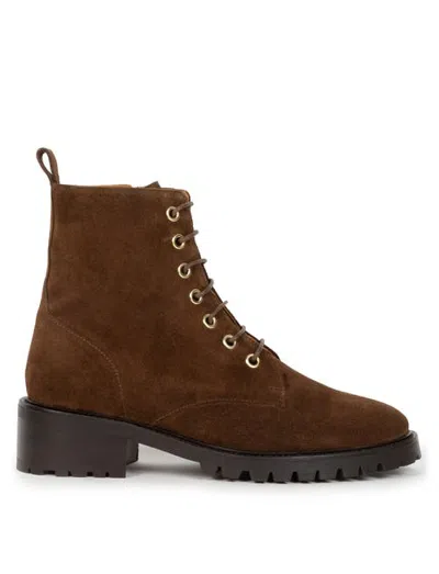 Bobbies Lara Flat Ankle Boots In Animal Print