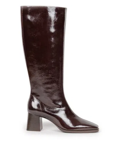 Bobbies Lennie Knee High Boots In Brown
