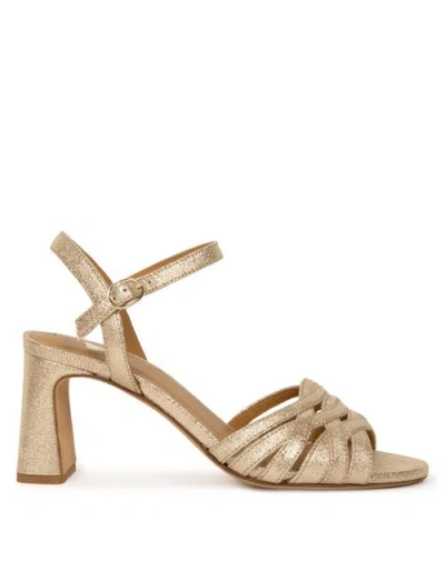 Bobbies Loren Heeled Sandals In Gold
