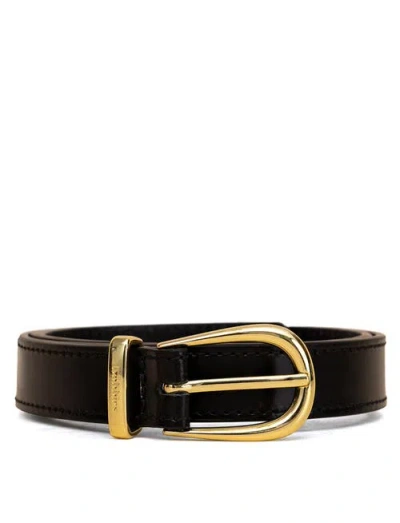 Bobbies Montmartre Belts In Black Darkness & Gold