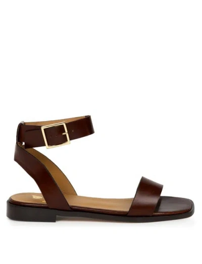 Bobbies Nalini Flat Sandals In Animal Print