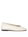 Bobbies Ninon Ballet Flats In White