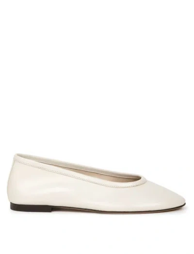 Bobbies Ninon Ballet Flats In White