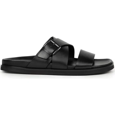Bobbies Paraty Flat Sandals In Black