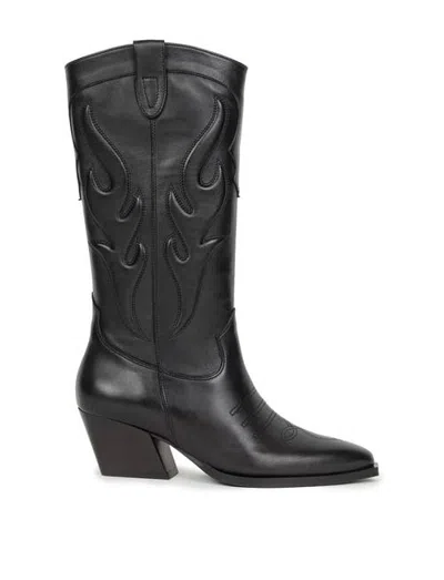 Bobbies Raquel Knee-high Boots In Black