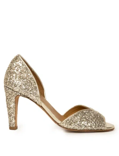 Bobbies Samba Heeled Sandals In Gray