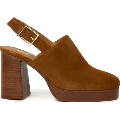 Bobbies Savannah Heeled Sandals In Brown