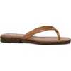 Bobbies Sol Flat Sandals In Brown
