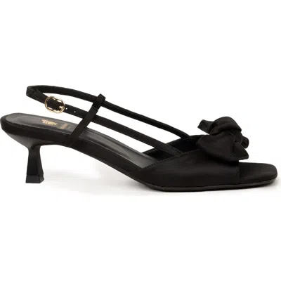 Bobbies Suki Heeled Sandals In Black