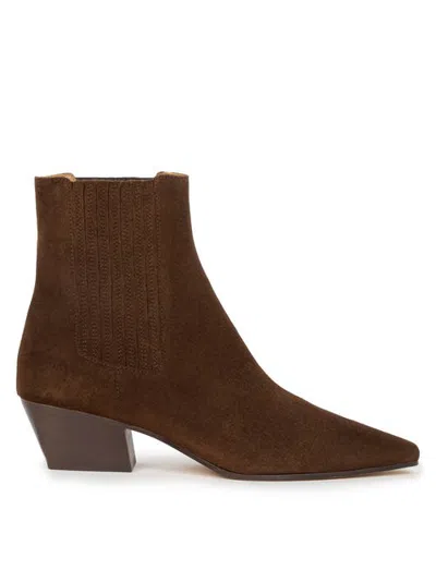 Bobbies Tali Ankle Boots In Brown
