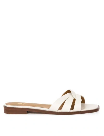 Bobbies Thaïs Flat Sandals In White