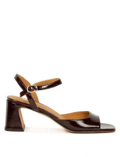 Bobbies Vahina Heeled Sandals In Brown