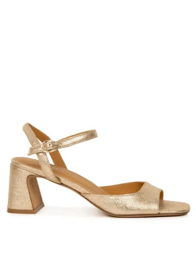 Bobbies Vahina Heeled Sandals In Gold