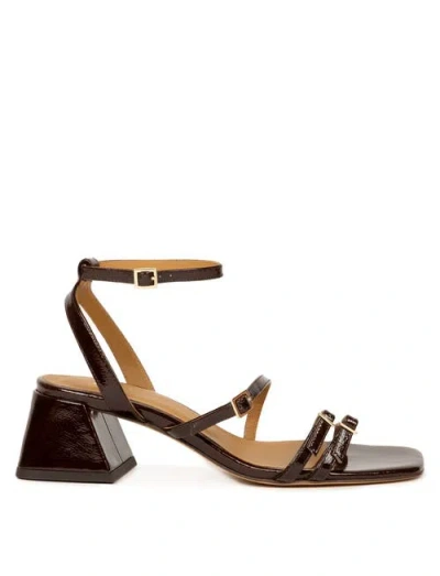 Bobbies Vivy Heeled Sandals In Brown