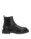 Bobbies Woman Ankle Boots Black Size 7 Leather