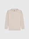 Bobbin & Tricot Kids'  Basic Cashmere Pullover In Neutral