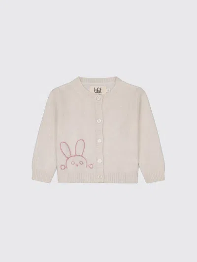 Bobbin & Tricot Babies'  Cashmere Cardigan In Neutral