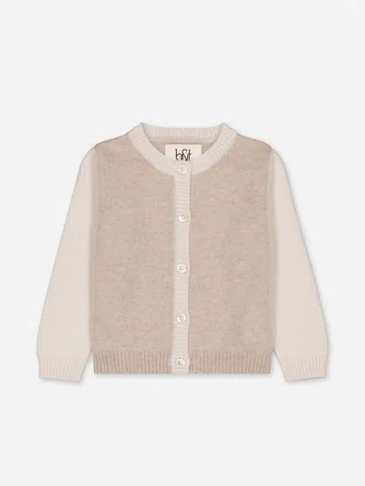 BOBBIN & TRICOT SWEATER BOBBIN & TRICOT KIDS COLOR BEIGE,H24029022