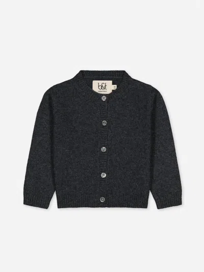 Bobbin & Tricot Babies' Sweater  Kids Color Charcoal In Black