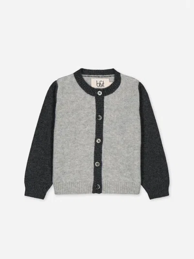 BOBBIN & TRICOT SWEATER BOBBIN & TRICOT KIDS COLOR GREY,H24029020