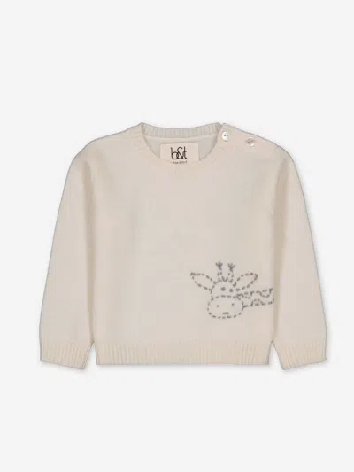 Bobbin & Tricot Babies' Sweater  Kids Color Ivory In Neutral