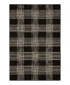 Bobby Berk By Karastan Series 3 Fontana Area Rug, 5'3 X 7'10 In Onyx