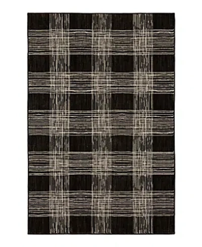 Bobby Berk By Karastan Series 3 Fontana Area Rug, 5'3 X 7'10 In Black