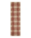 Bobby Berk By Karastan Series 3 Fontana Runner Area Rug, 2'4 X 7'10 In Ginger