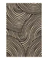 Bobby Berk By Karastan Series 3 Remolino Area Rug, 8' X 11' In Onyx