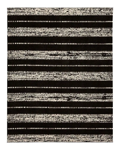 Bobby Berk By Karastan Traverse Lanes Area Rug, 6' X 9' In Black