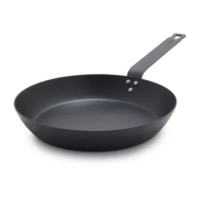 Bobby Flay By Greenpan Carbon Steel 12" Frying Pan In Black
